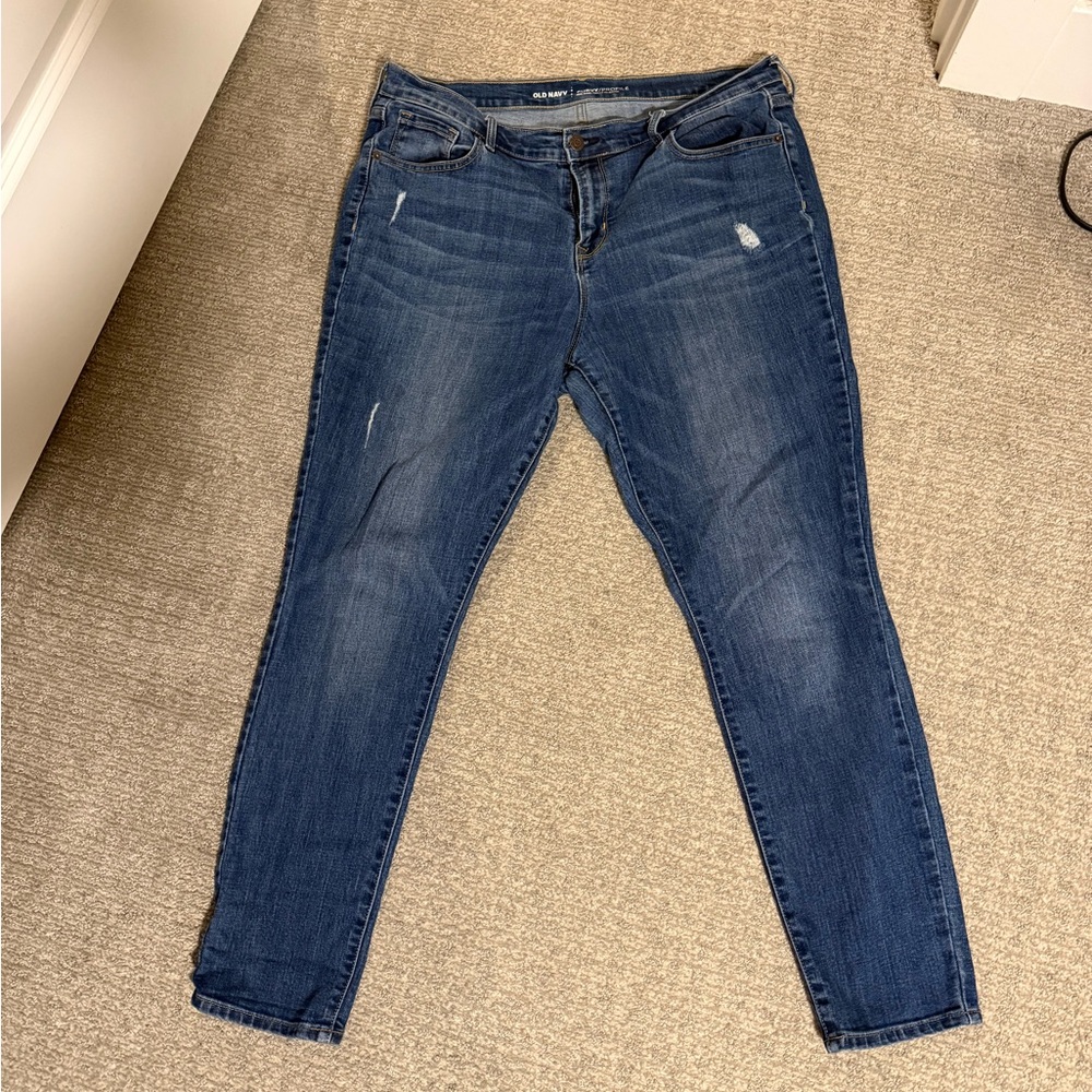Old Navy Dark Blue Women's Skinny Jeans